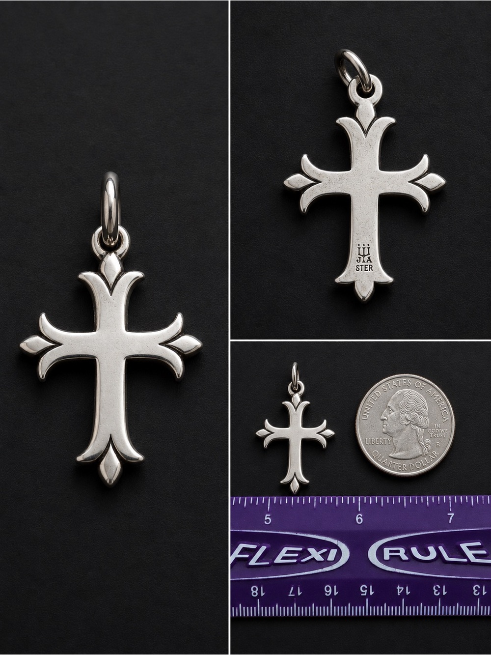 James avery Fleur Cross Charm/Pendant